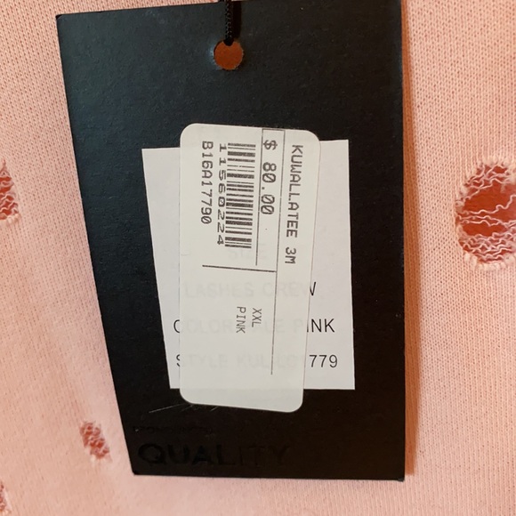 NWT LADIES SWEATSHIRT IN BEAUTIFUL PINK - Picture 3 of 5